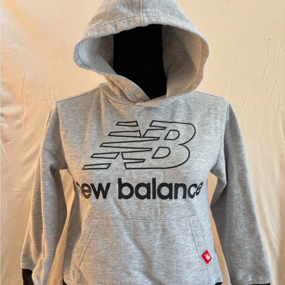 New Balance Gray Kids Hoodie